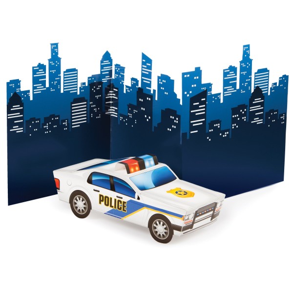 Polizei Revier Tischdeko