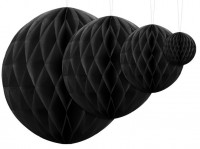 Wabenball Lumina schwarz 10cm