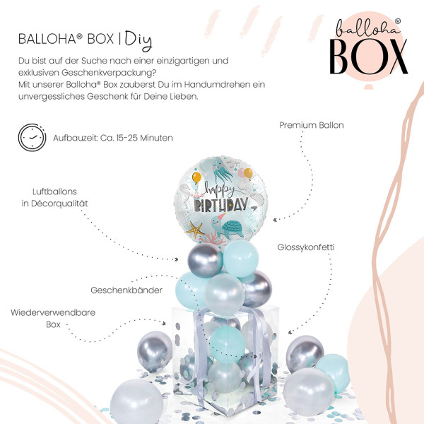 Balloha Geschenkbox DIY Shinery Waterworld Birthday XL 3
