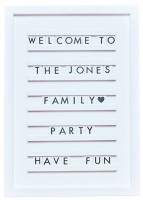 Country Wedding Buchstabenbrett