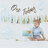 Hooray One Today Partyset blau 8-teilig