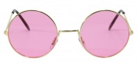 Retro Hippie Brille Rosa