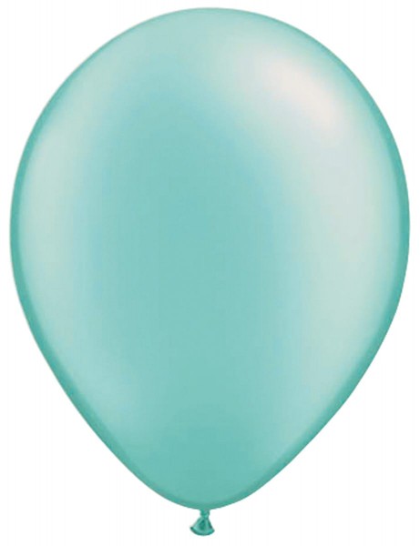 10 Ballons Classic Türkis 30cm