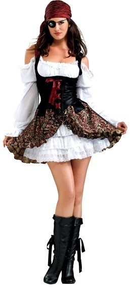Freibeuterin Piratenkostüm Deluxe