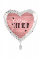 Lieblingsfreundin Herz Folienballon 43cm