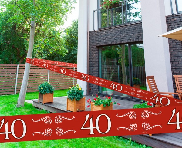 Lovely 40 years Absperrband 15m