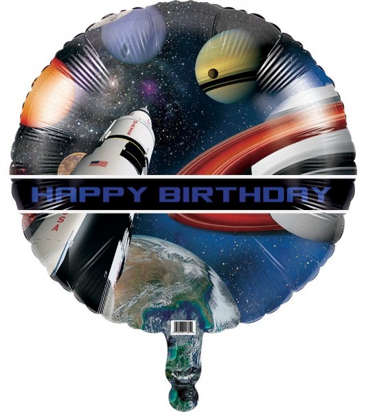 Weltraum Shuttle Folienballon 46cm