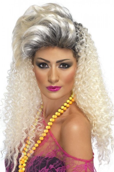 Blonde Carrie Lou 80er Jahre Perücke