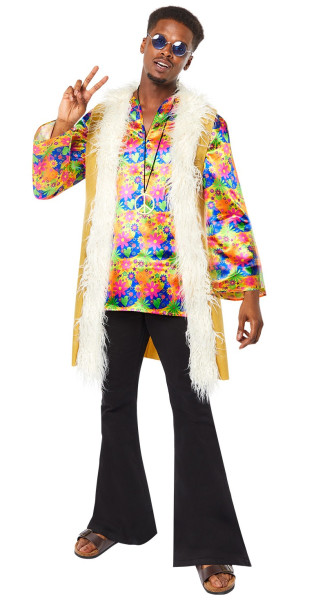 70er Jahre Hippie Herrenkostüm Pete 4