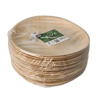 25 Palmblatt Teller Vivaldi rund 25cm