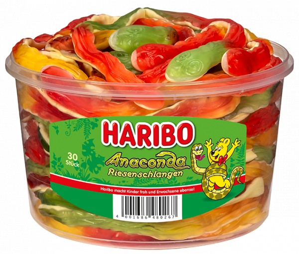 30 Haribo Anaconda Schlangen 1200g