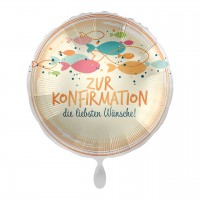 Konfirmation Fische Folienballon 43cm