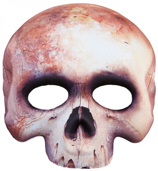 Halbmaske Aus Stoff Totenschädel