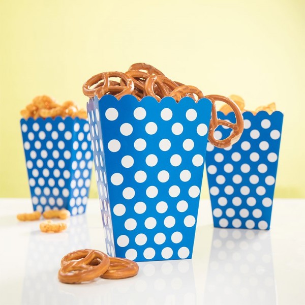 Snack Box Lucy Blau Gepunktet 8 Stück