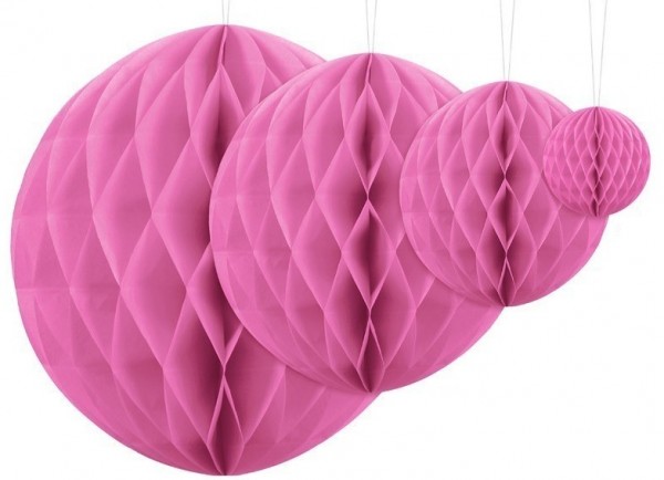 Wabenball Lumina pink 30cm 2