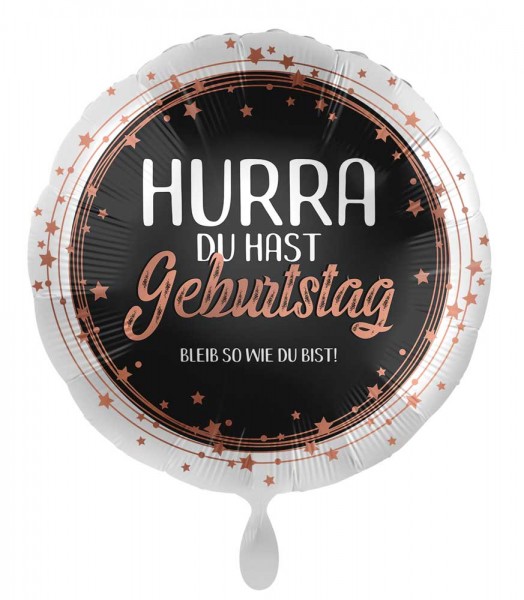 Hurra Geburtstag Folienballon 45cm