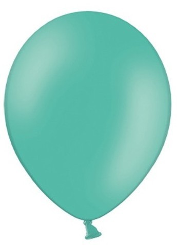 10 Partystar Luftballons aquamarin 27cm