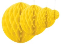 Wabenball Lumina gelb 20cm