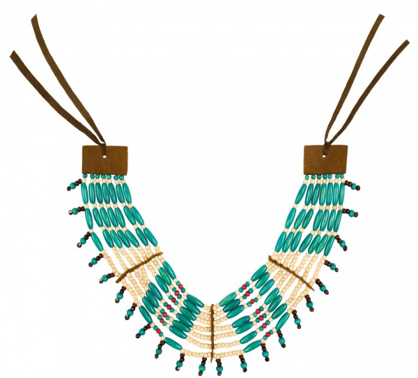 Indianer Perlen Halskette Navario