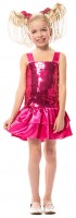 Pinkes Lina Kinder Paillettenkleid