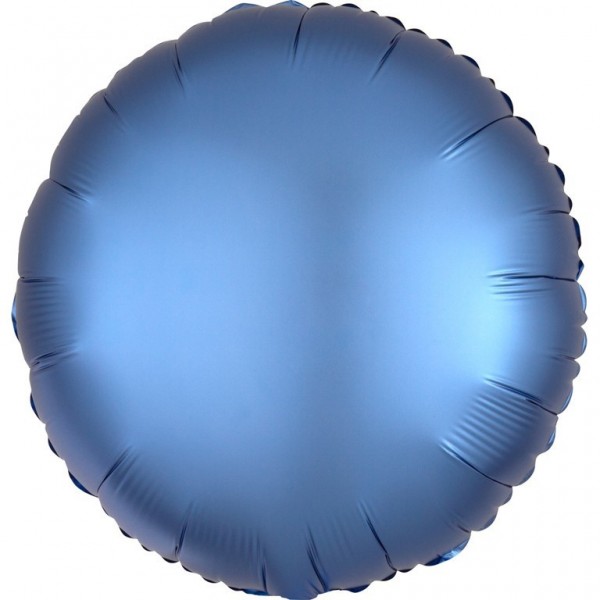 Shiny blue Folienballon 43cm