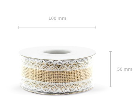 Jutetejp Canaletto 5m x 4cm 3