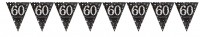 Golden 60th Birthday Wimpelkette 4m