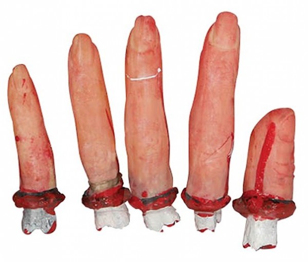 5 Abgehackte Deko Finger