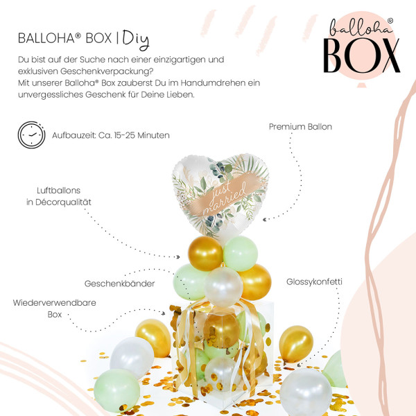 Balloha Geschenkbox DIY Wedding Natural Frame XL 3