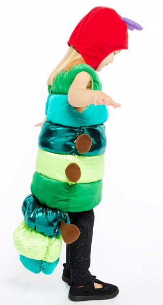 Kleine Nimmersatt Raupe Kinderkostüm 2