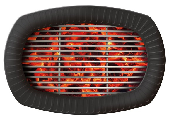 6 BBQ Grillteller 24cm x 16cm