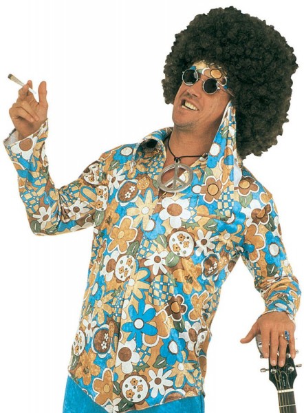 Runde Hippiebrille In Schwarz 4