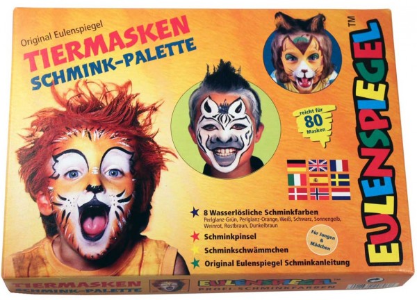 Tiermasken Schmink Set