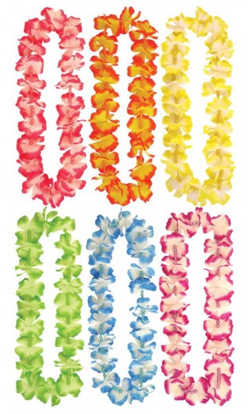 1 Bunte Hawaiikette mit Perlen 2
