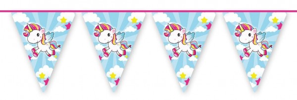 Einhorn Poppy Wimpelkette 10m