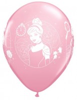 Vorschau: 6 Romantic Disney Princess Ballons 30cm