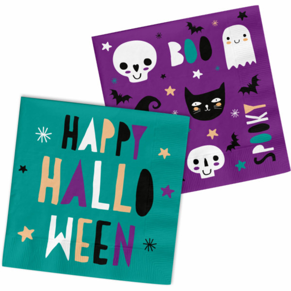 20 Trick or Treat Servietten
