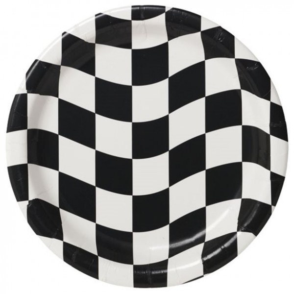 8 North Race Pappteller 23cm