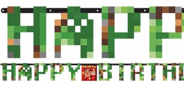 TNT Pixel Party Girlande 3,2m