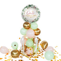 Vorschau: Balloha Geschenkbox DIY Gute Besserung Greenery XL