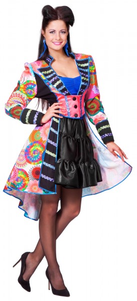 Bunte 70er Jahre Design Damenjacke