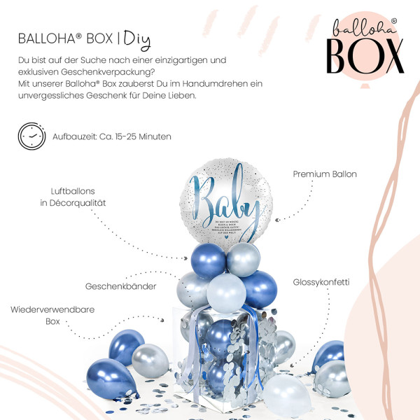 Balloha Geschenkbox DIY Little Cute Baby Boy XL 3