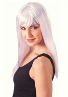 Polly Party Perücke Weiß