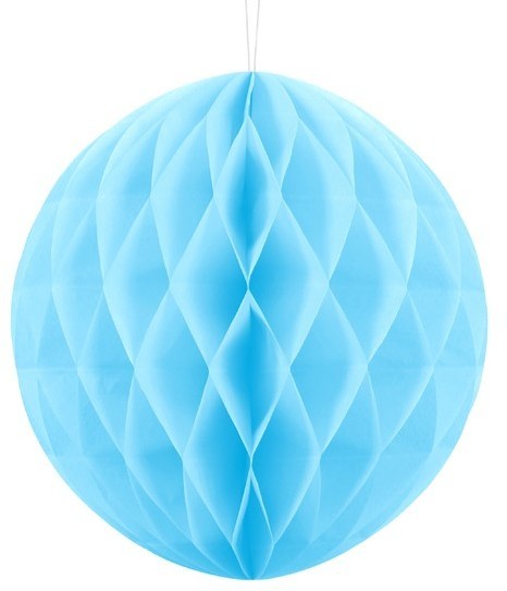 Wabenball Lumina azurblau 30cm