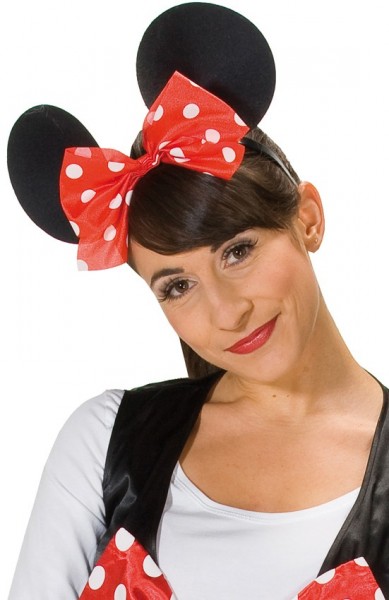 Haarreif Minnie Maus Ohren & Schleife