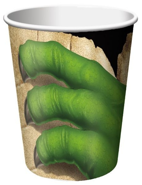 8 Höhlen Dino Pappbecher 256ml