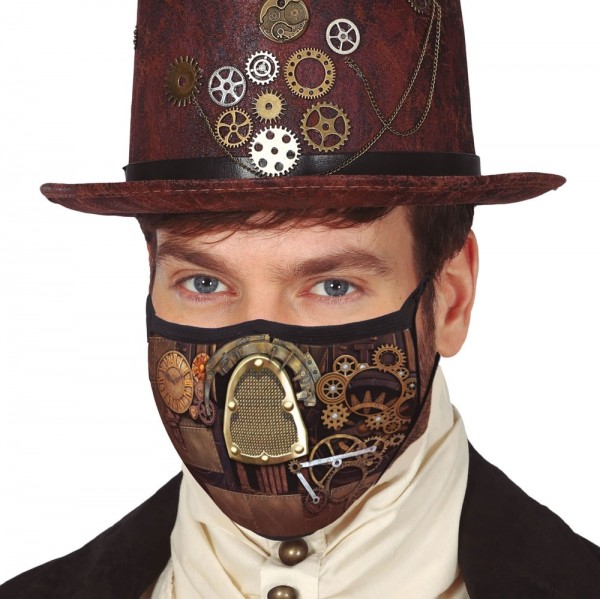 Steampunk Mund-Nase-Maske