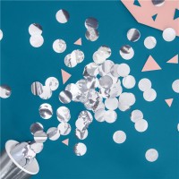 Silber Metallic Konfetti