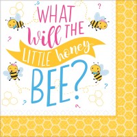 16 Baby Bienen Servietten 33cm