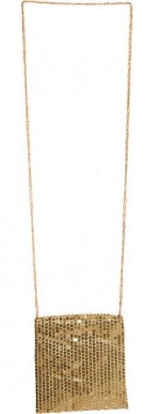 Pailletten Umhängetasche Gold